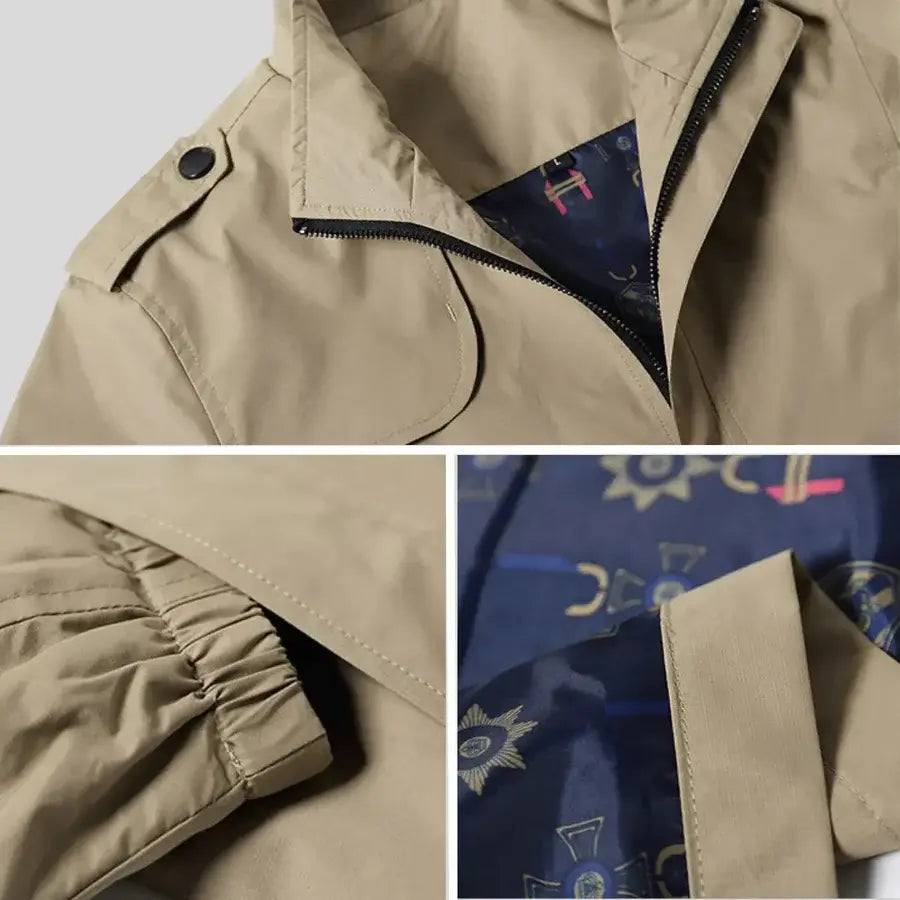 Jaqueta Masculina Forrada North Romenzi RZ208, possui design elegante, alta qualidade e conforto, com detalhes que destacam sua autenticidade.