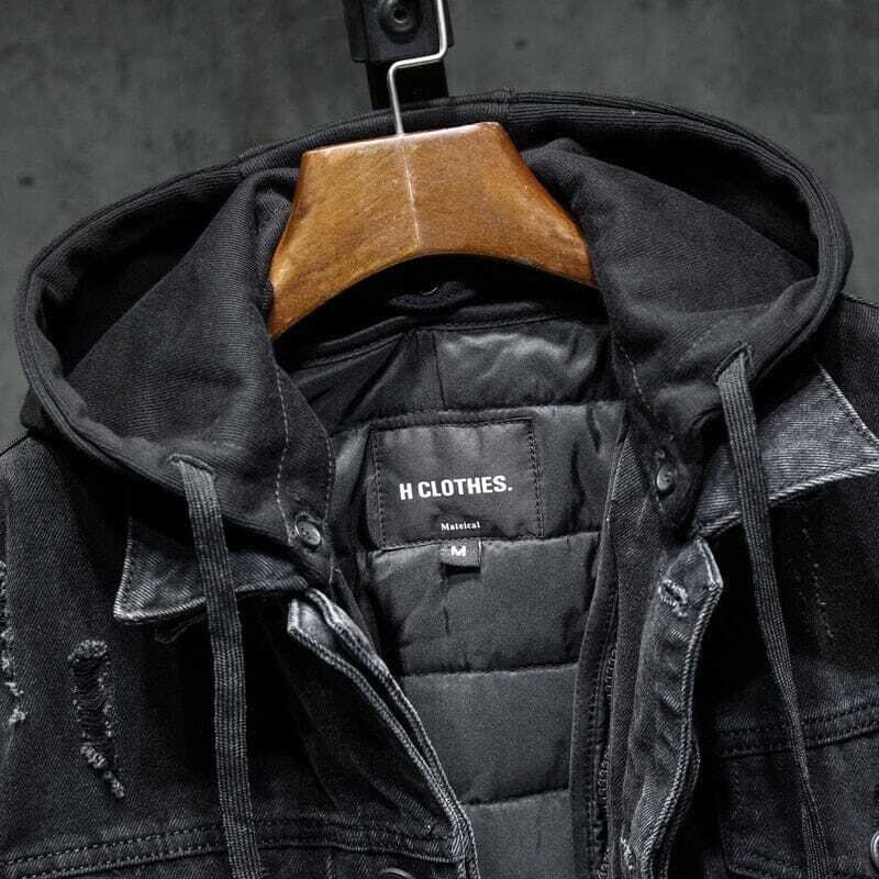 Jaqueta Masculina Jeans Padded Romenzi RZ187 com acabamento impecável, estilo moderno e autenticidade em cada detalhe.