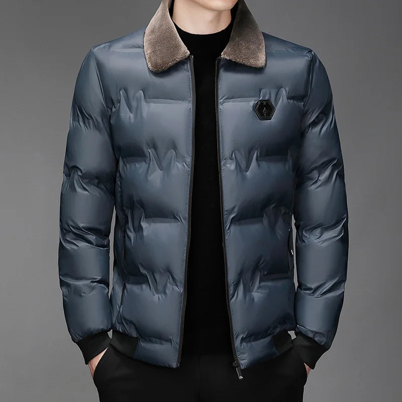 Jaqueta Masculina Norway Romenzi Winter RZ160, ideal para o inverno, com design autêntico e funcional.