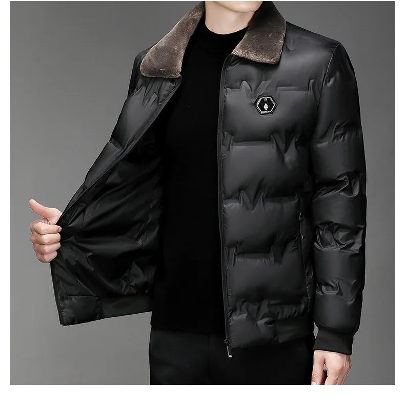 Jaqueta Masculina Norway Romenzi Winter RZ160, ideal para o inverno, com design autêntico e funcional.