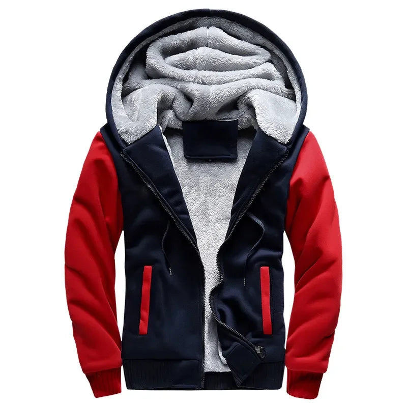 Jaqueta Masculina Plush Romenzi RZ195 com forro macio, ajuste confortável, resistente a abrasões, ideal para estilo e proteção no frio.