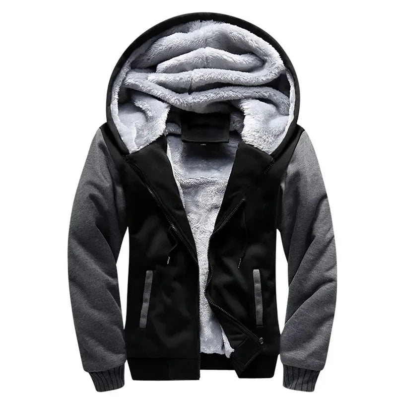 Jaqueta Masculina Plush Romenzi RZ195 com forro macio, ajuste confortável, resistente a abrasões, ideal para estilo e proteção no frio.