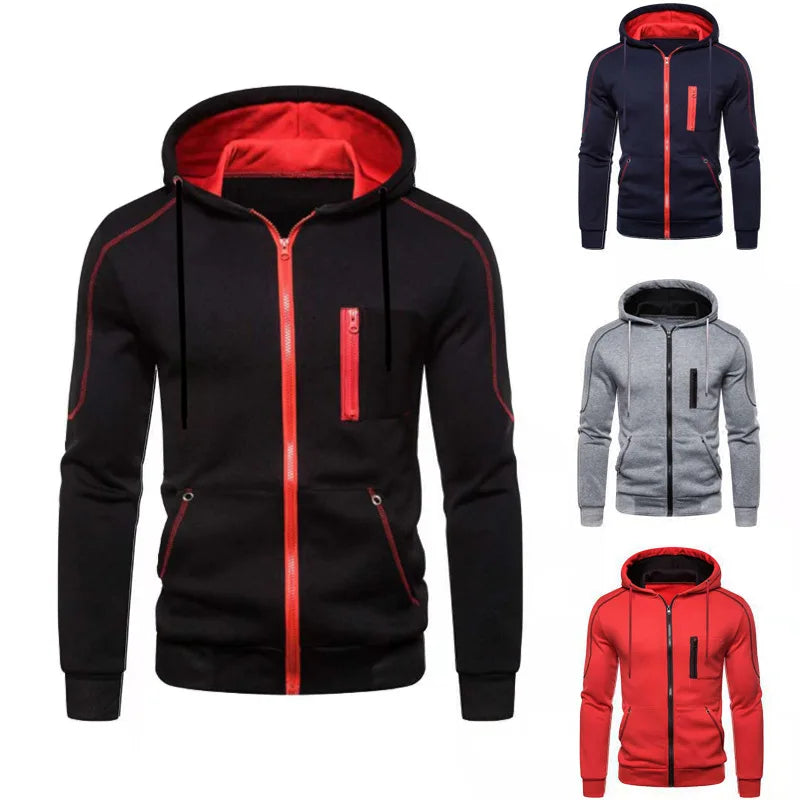 Jaqueta Masculina Sport Romenzi RZ194 em material resistente com forro acolchoado, ideal para aquecer e adicionar estilo em todas as ocasiões.