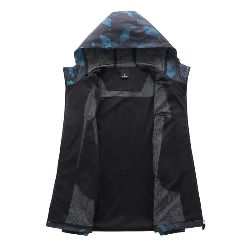 Jaqueta Masculina Street Draft Romenzi RZ209, possui design moderno, forro acolchoado para isolamento térmico e conforto máximo.