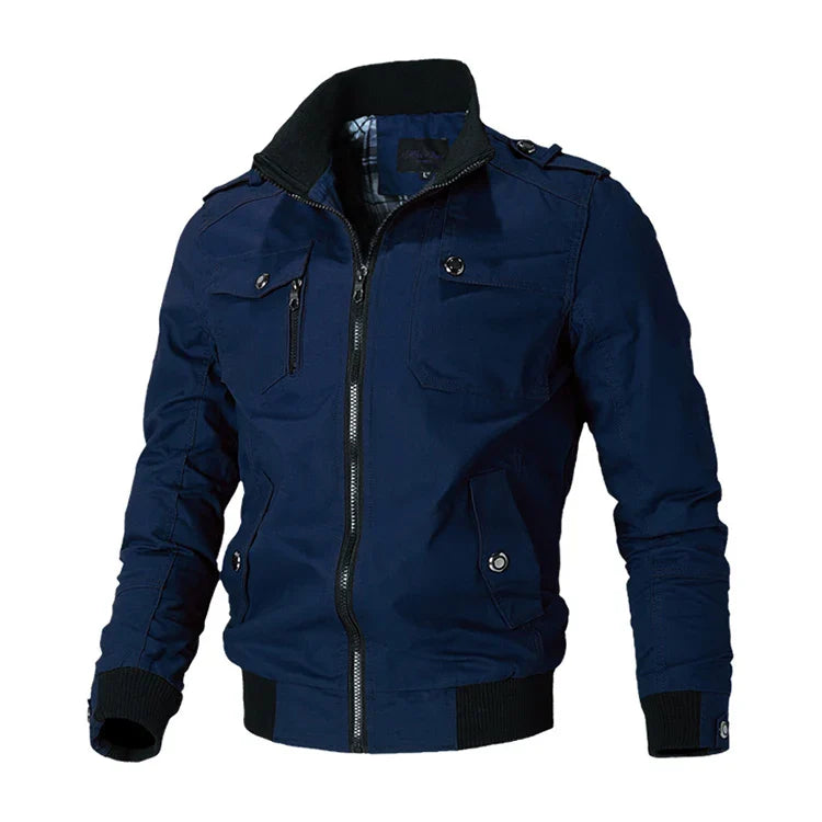 Jaqueta Motociclista Masculina Romenzi RZ318 com forro acolchoado, reforços de segurança e design esportivo para proteção e conforto em qualquer trajeto.
