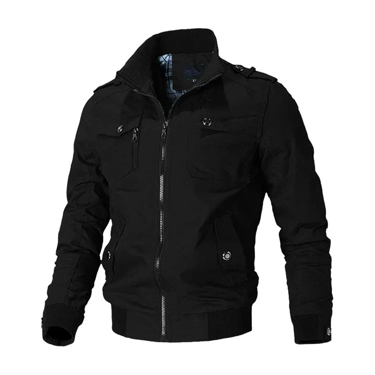 Jaqueta Motociclista Masculina Romenzi RZ318 com forro acolchoado, reforços de segurança e design esportivo para proteção e conforto em qualquer trajeto.