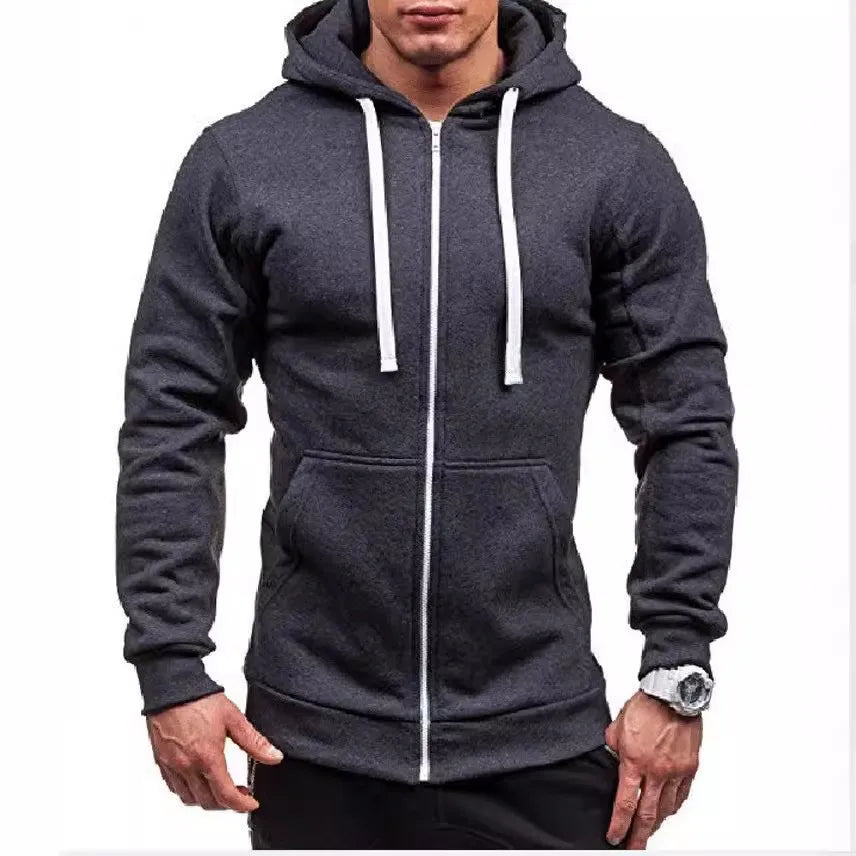 Moletom Masculino Capuz Romenzi Essentials RZ024, com design clássico, modelagem regular, capuz ajustável e estilo casual e versátil