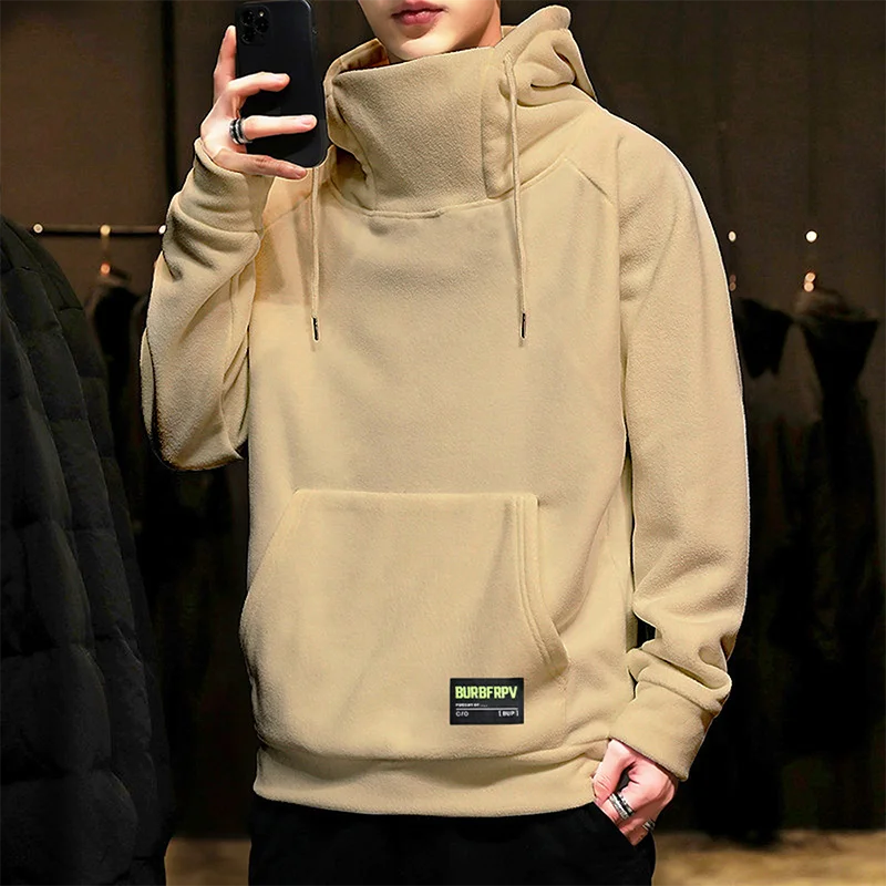Moletom Masculino Canguru Gola Alta Romenzi RZ105 com capuz bolso canguru e gola alta que oferece estilo conforto e proteção nos dias frios