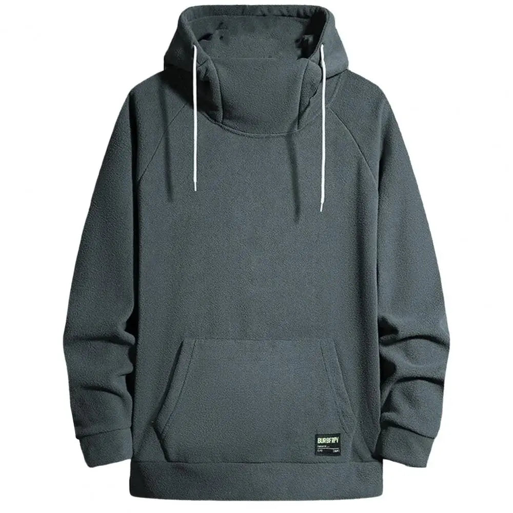 Moletom Masculino Canguru Gola Alta Romenzi RZ105 com capuz bolso canguru e gola alta que oferece estilo conforto e proteção nos dias frios