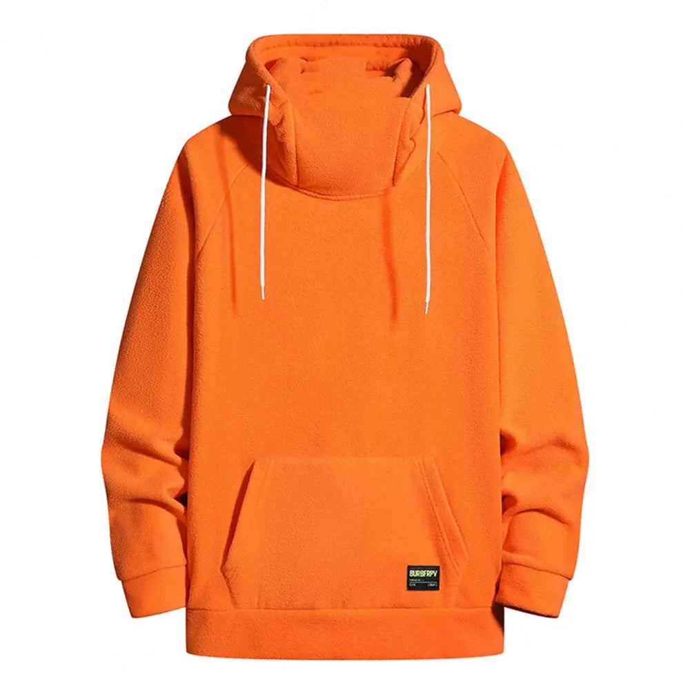 Moletom Masculino Canguru Gola Alta Romenzi RZ105 com capuz bolso canguru e gola alta que oferece estilo conforto e proteção nos dias frios