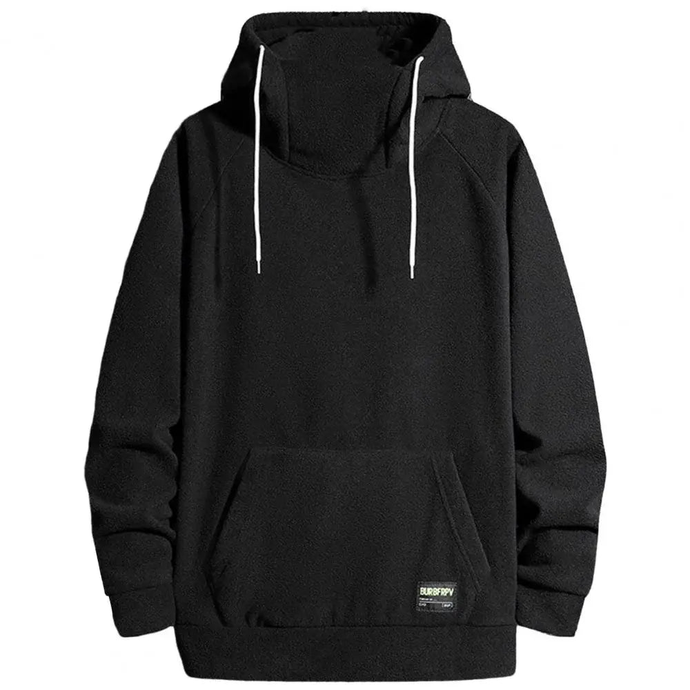 Moletom Masculino Canguru Gola Alta Romenzi RZ105 com capuz bolso canguru e gola alta que oferece estilo conforto e proteção nos dias frios