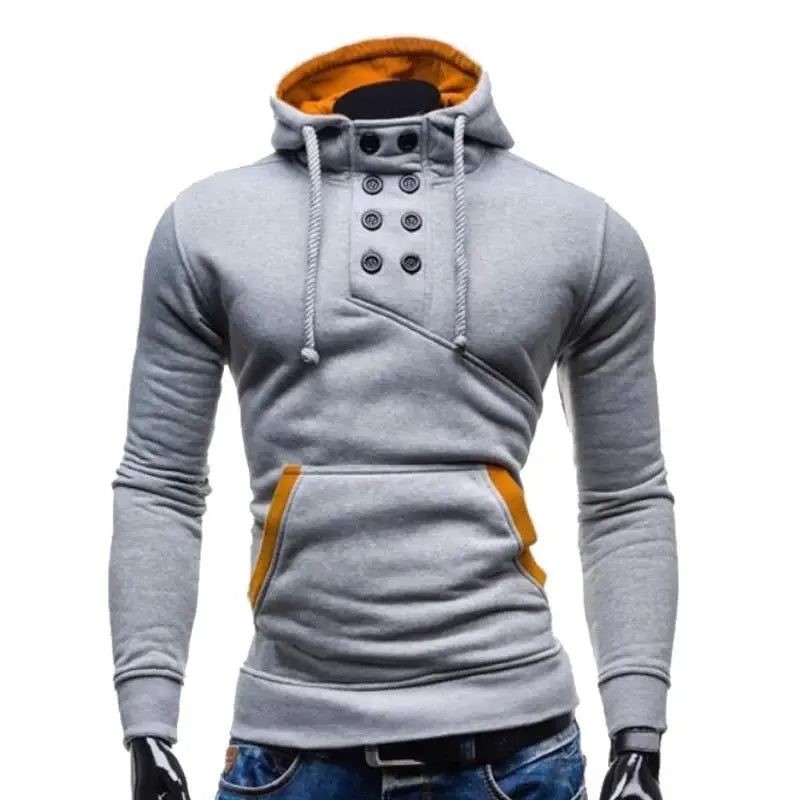 Moletom Masculino com Capuz Adaga Romenzi RZ109 com padrão exclusivo gola alta e capuz que combina estilo conforto e proteção para os dias frios