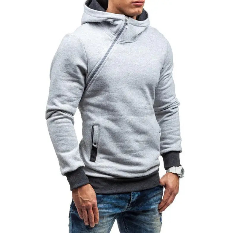 Moletom Masculino Fechado com Capuz Romenzi RZ113 com design moderno bolsos capuz e tecido premium que combina conforto proteção e praticidade
