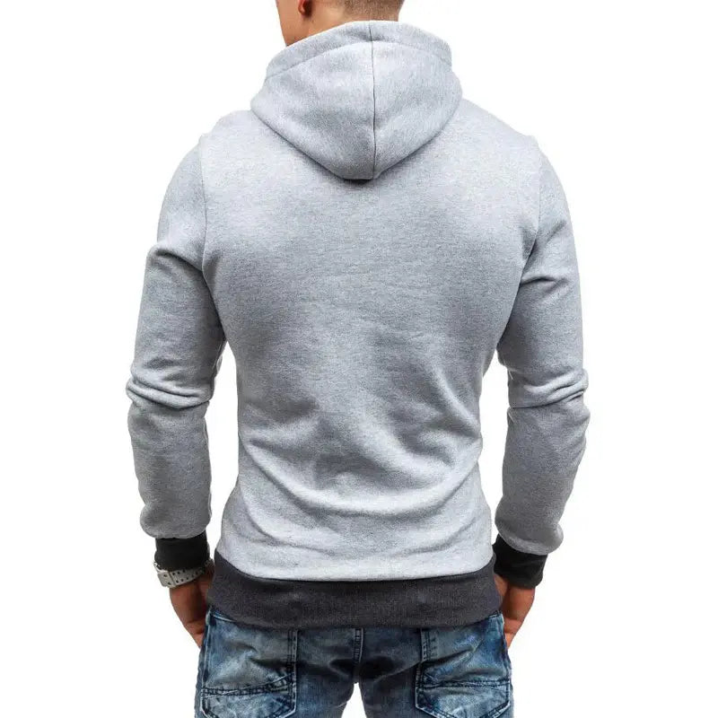 Moletom Masculino Fechado com Capuz Romenzi RZ113 com design moderno bolsos capuz e tecido premium que combina conforto proteção e praticidade