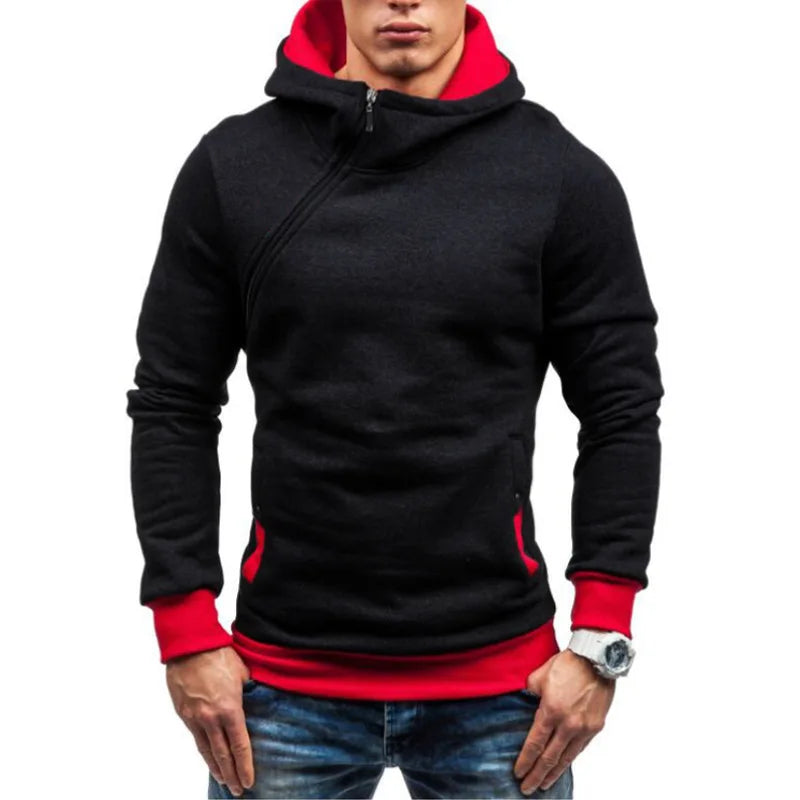 Moletom Masculino Fechado com Capuz Romenzi RZ113 com design moderno bolsos capuz e tecido premium que combina conforto proteção e praticidade
