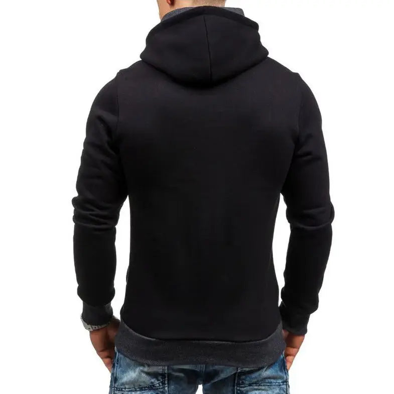 Moletom Masculino Fechado com Capuz Romenzi RZ113 com design moderno bolsos capuz e tecido premium que combina conforto proteção e praticidade