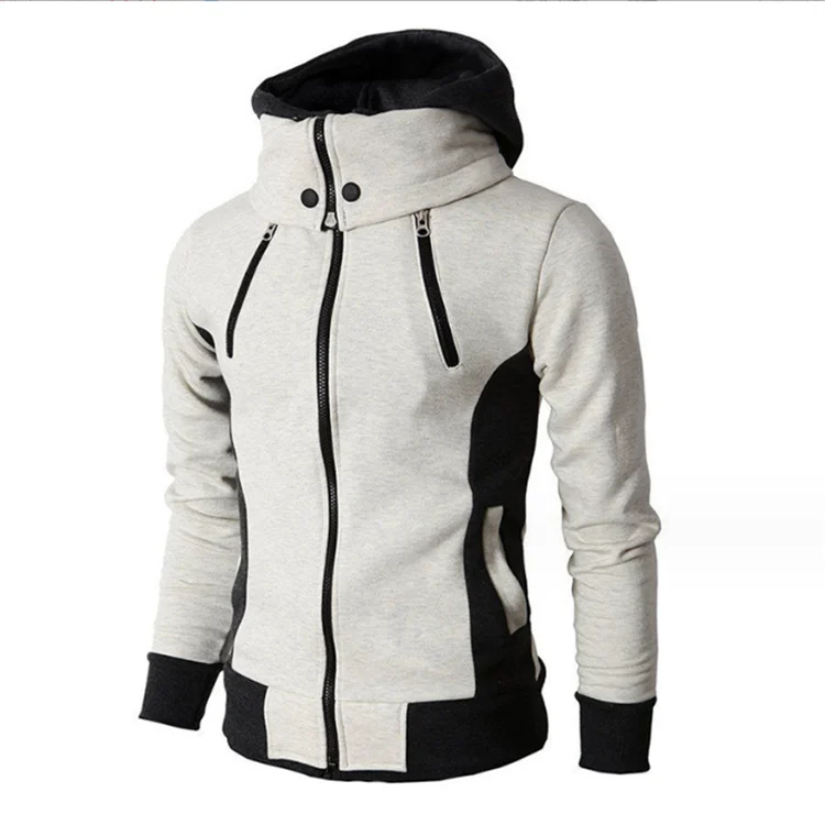 Moletom Masculino Gola Alta com Capuz Romenzi RZ111 com design contemporâneo gola alta capuz e material premium que combina estilo conforto e funcionalidade