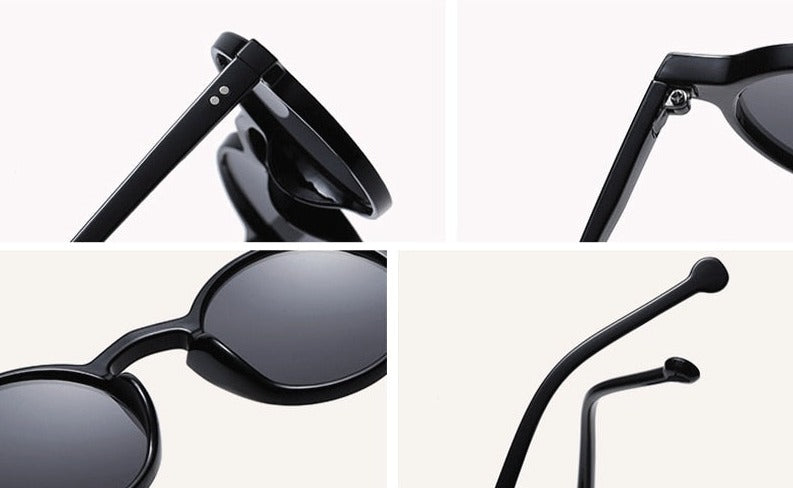 Óculos de Sol Romenzi Miami RZ690 em detalhe, modelo sofisticado inspirado em Miami que garante conforto, durabilidade e proteção solar com muito estilo.
