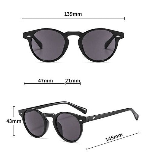 Óculos de Sol Romenzi Sydney RZ696 em detalhe, modelo contemporâneo com lentes escuras UV400 que oferecem conforto, proteção solar e estilo sofisticado.