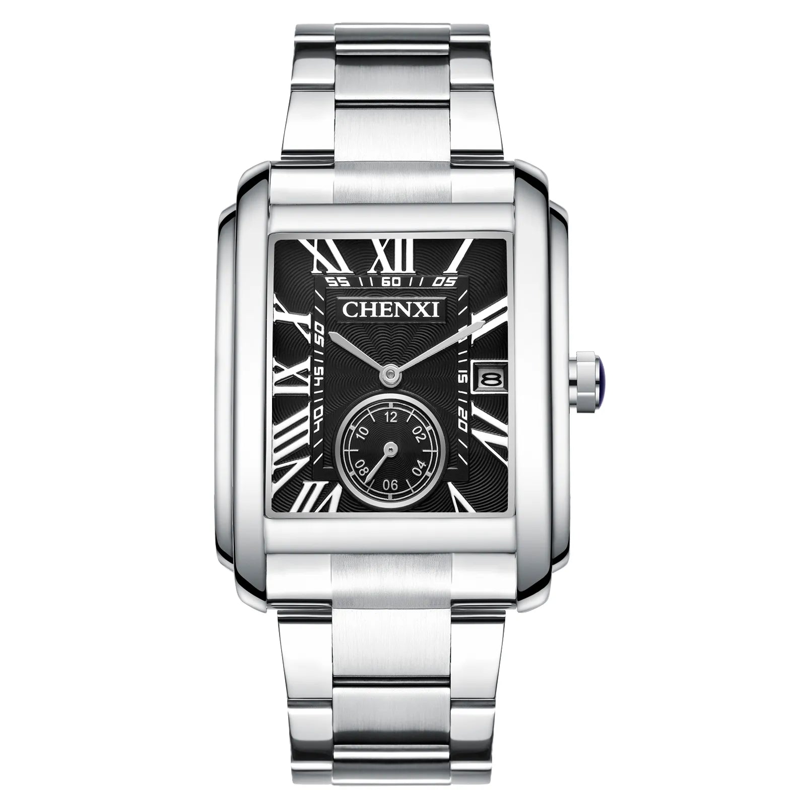 Relógio Masculino Romenzi Retro RZ721 com pulseira em aço inoxidável, mostrador em vidro safira e design vintage que une sofisticação, estilo e conforto.