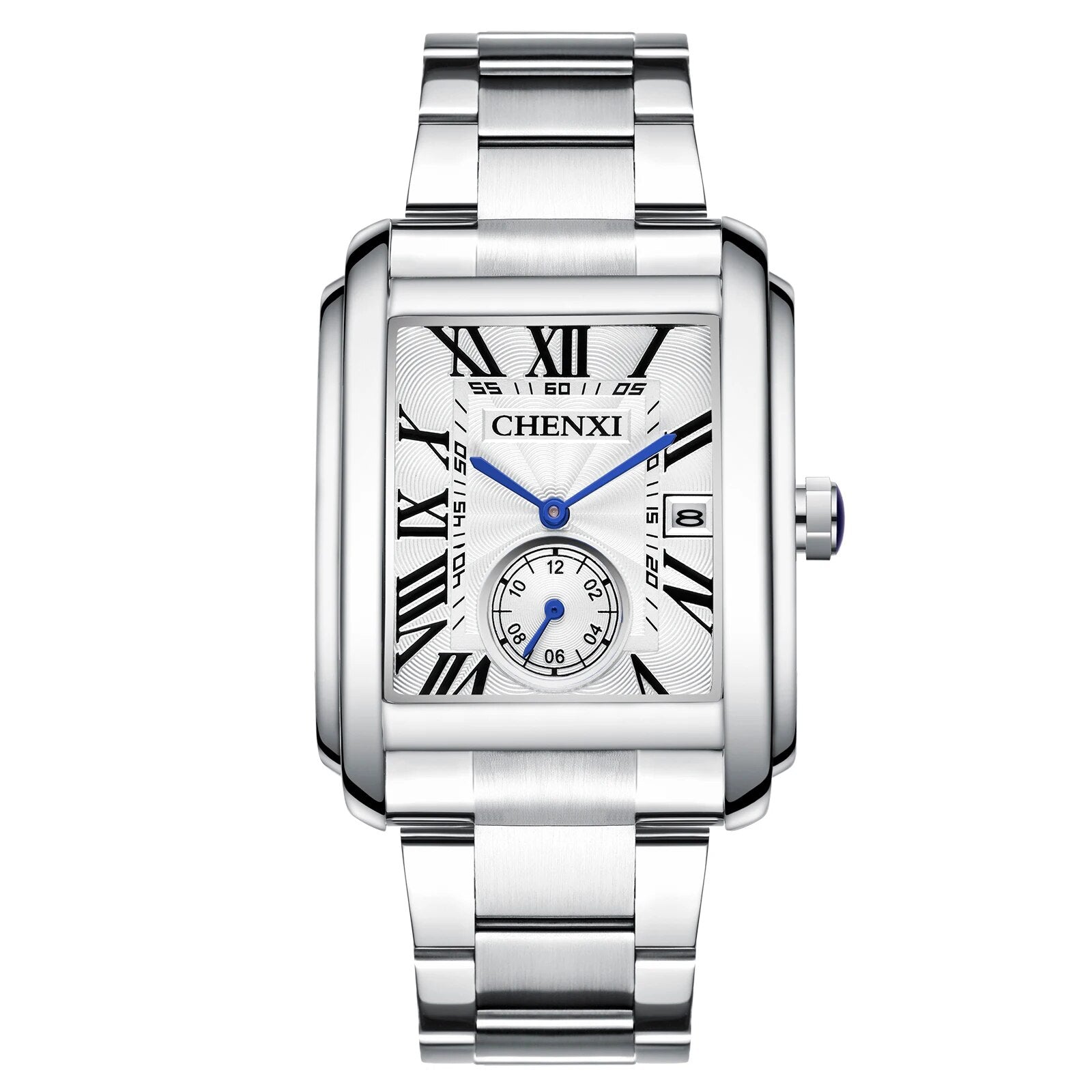 Relógio Masculino Romenzi Retro RZ721 com pulseira em aço inoxidável, mostrador em vidro safira e design vintage que une sofisticação, estilo e conforto.