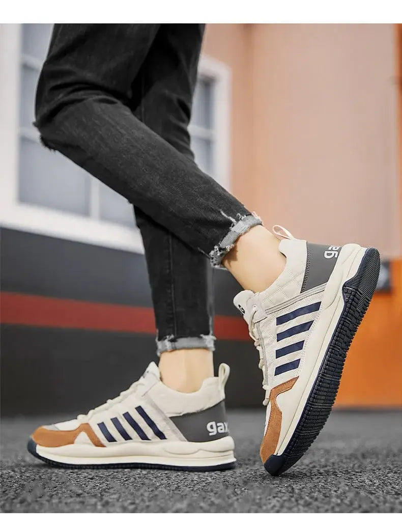 Tênis Casual Masculino Ortopédico Sayd Romenzi RZ335, revestimento premium, costuras reforçadas e suporte ortopédico para máximo conforto.