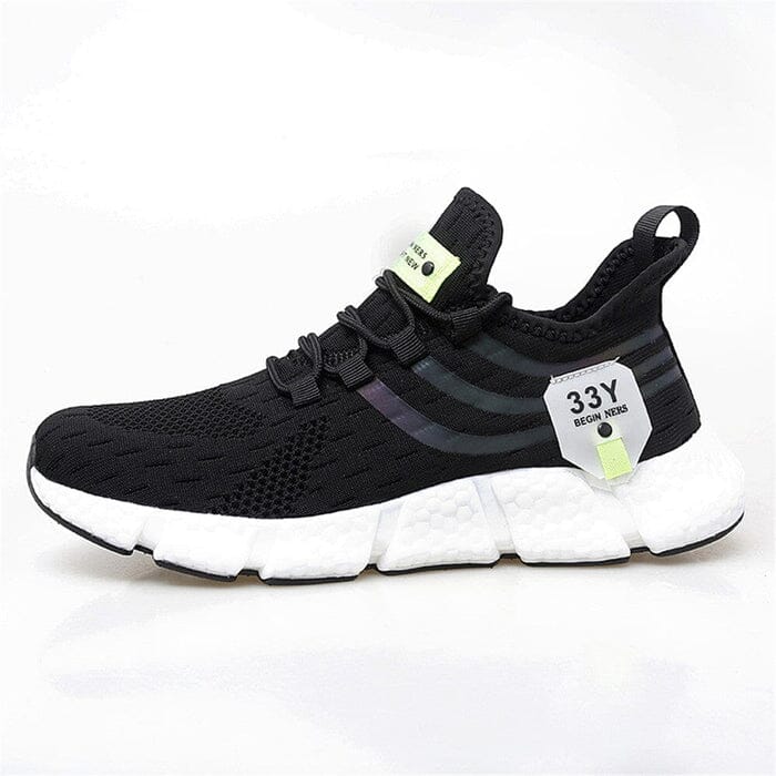 Tênis Esportivo Run Pro Romenzi RZ441 com malha mesh, palmilha TPR anatômica e solado emborrachado para máximo conforto e impacto reduzido.
