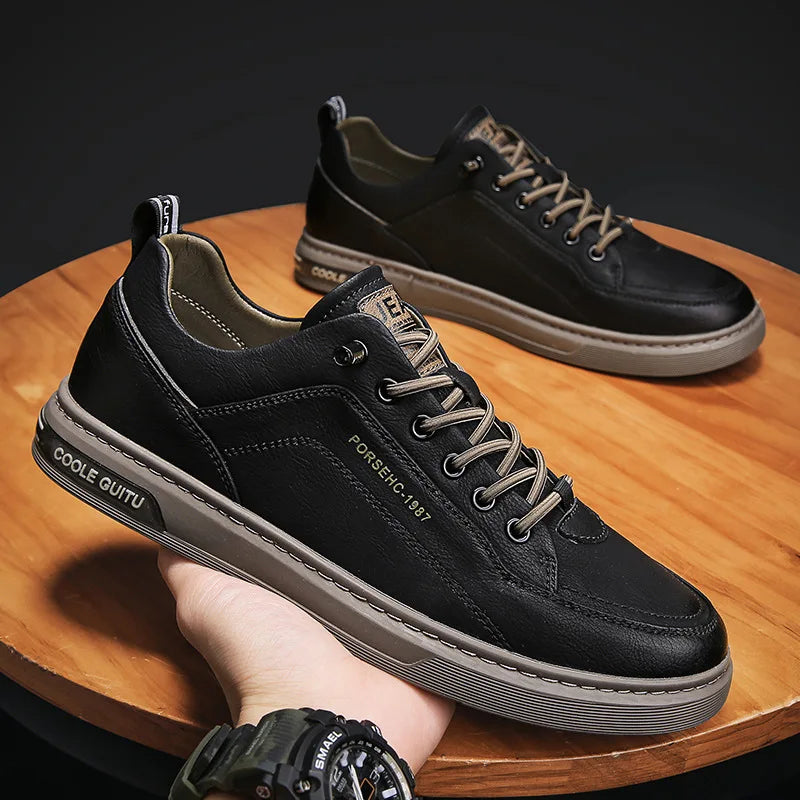 Tênis Romenzi RZ376 masculino em materiais premium, com amortecimento em EVA e solado antiderrapante. Ideal para conforto e estilo diário.