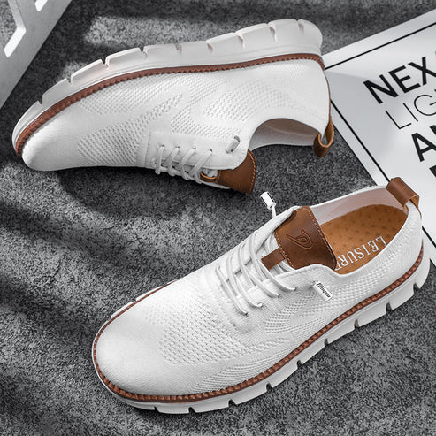 Tênis Masculino Romenzi RZ382 disponível nas cores branco, preto e caqui, com design minimalista, palmilha macia e sola segura para uso diário versátil.
