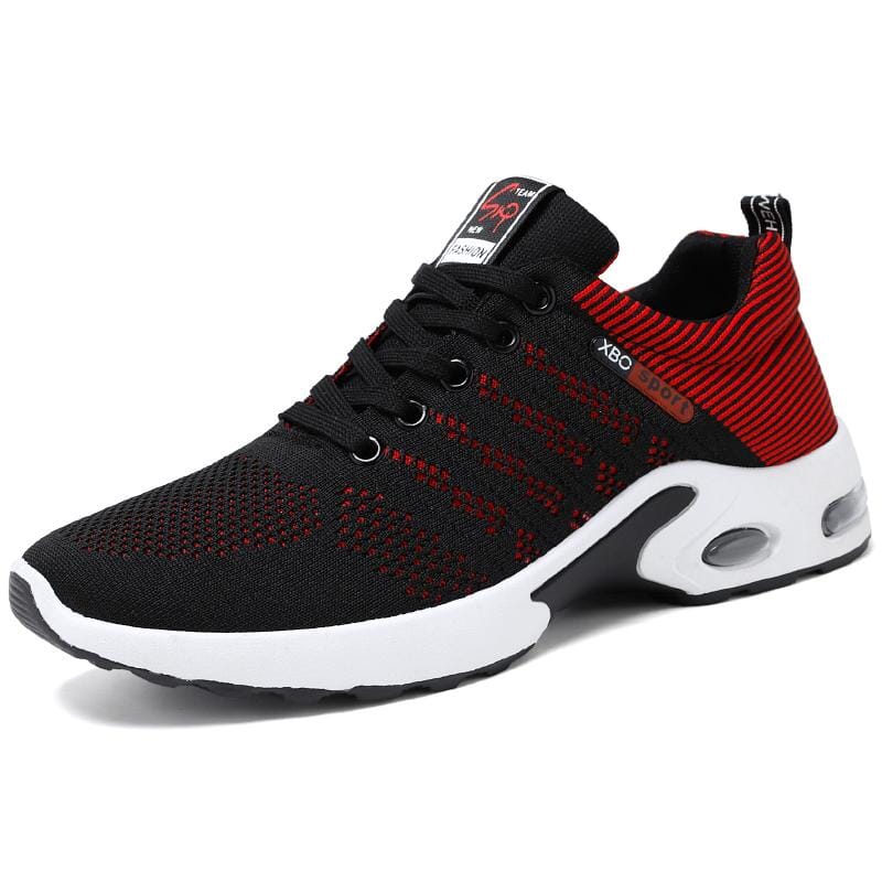 Tênis Masculino Sports Romenzi RZ442 em destaque: design moderno, malha respirável e amortecimento a ar para máximo conforto e desempenho.