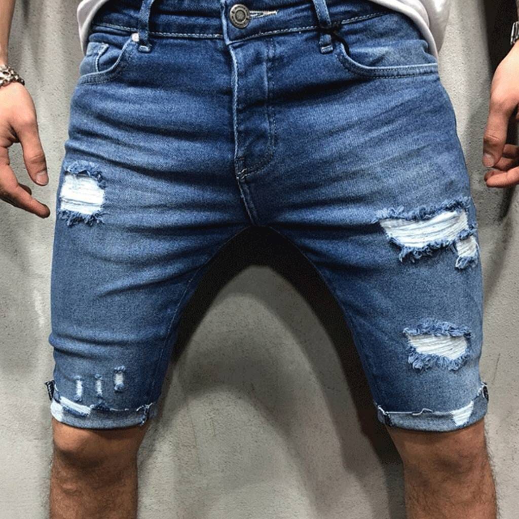 Bermuda Jeans Masculina Phelipo Romenzi RZ508 feita em jeans premium, design moderno e caimento impecável, unindo conforto, estilo e versatilidade.