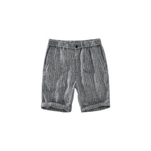 Bermuda Linho Masculina Romenzi: conforto e sofisticação para fins de semana à beira-mar. Ideal com camisas neutras para eventos diurnos e almoços ao ar livre.