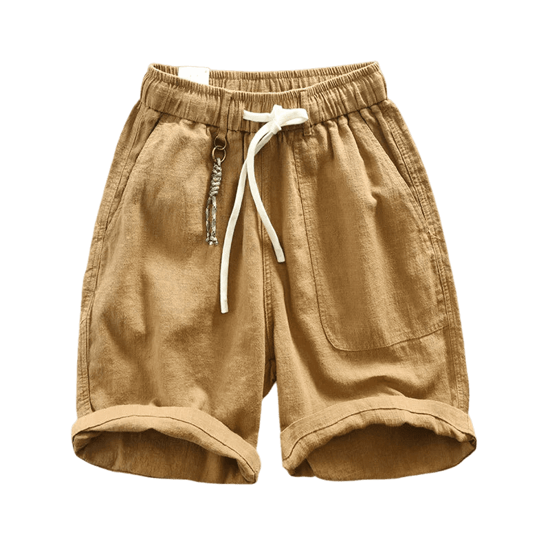 Bermuda Linho Masculina Romenzi Malta RZ498: sofisticação e leveza para dias quentes. Confeccionada em linho premium, oferece caimento impecável e conforto.