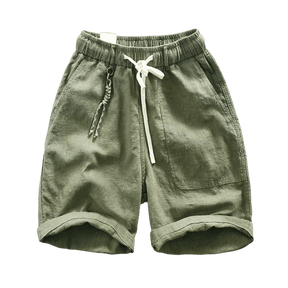 Bermuda Linho Masculina Romenzi Malta RZ498: sofisticação e leveza para dias quentes. Confeccionada em linho premium, oferece caimento impecável e conforto.