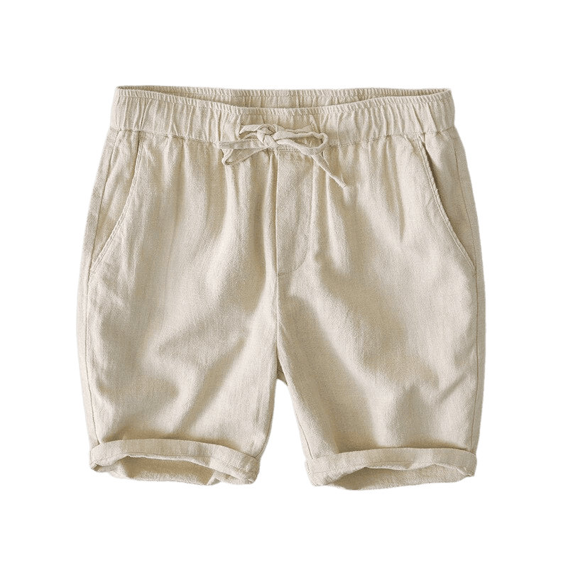 Bermuda Linho Masculina Romenzi Verano RZ500 feita em linho leve, com caimento sofisticado, ideal para frescor, conforto e estilo em diversas ocasiões.