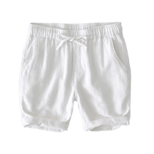 Bermuda Linho Masculina Romenzi Verano RZ500 feita em linho leve, com caimento sofisticado, ideal para frescor, conforto e estilo em diversas ocasiões.
