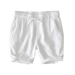 Bermuda Linho Masculina Romenzi Verano RZ500 feita em linho leve, com caimento sofisticado, ideal para frescor, conforto e estilo em diversas ocasiões.