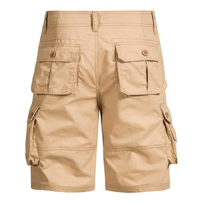 Bermuda Masculina Cargo Pro Romenzi RZ523 feita em brim premium, com caimento ajustado, design funcional e moderno que une conforto, estilo e praticidade.