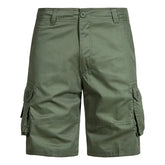 Bermuda Masculina Cargo Pro Romenzi RZ523 feita em brim premium, com caimento ajustado, design funcional e moderno que une conforto, estilo e praticidade.