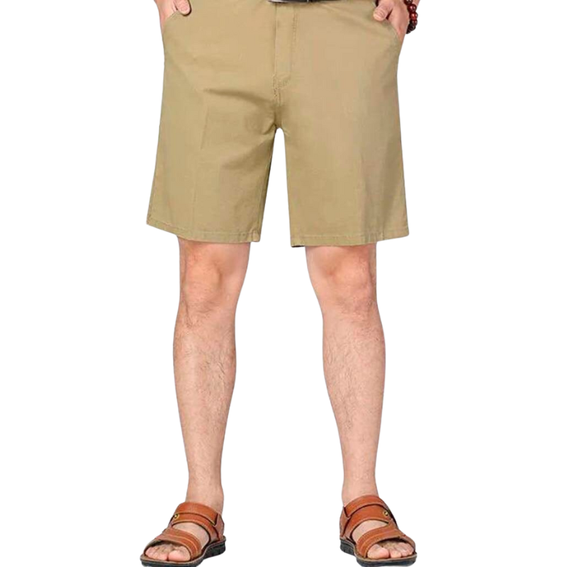 Bermuda Masculina Classic Comfort Romenzi RZ517 feita em brim premium, com caimento ajustado, resistência e design moderno que une estilo e conforto.