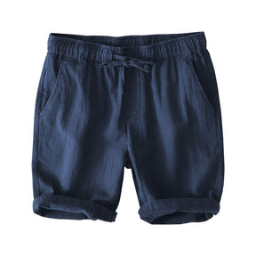 Bermuda Masculina de Linho Romenzi RZ505 feita em linho premium, leve e respirável, com caimento sofisticado e versátil, unindo conforto e elegância.