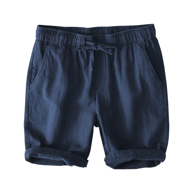 Bermuda Masculina de Linho Romenzi RZ505 feita em linho premium, leve e respirável, com caimento sofisticado e versátil, unindo conforto e elegância.