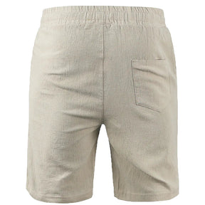 Bermuda Masculina Elegance Romenzi RZ526 feita em algodão e linho, leve e arejada, com caimento sofisticado e moderno que une conforto e estilo.