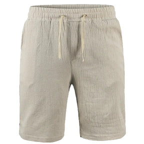 Bermuda Masculina Elegance Romenzi RZ526 feita em algodão e linho, leve e arejada, com caimento sofisticado e moderno que une conforto e estilo.