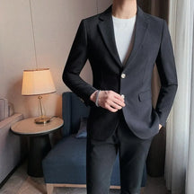 Blazer Masculino Esporte Fino Romenzi RZ058 em cinza escuro, moderno e elegante para ocasiões formais e casuais.