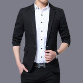 Blazer Masculino Romenzi Carlsen RZ054, feito com material de alfaiataria e costura impecável. Combina durabilidade e estilo para diversas ocasiões.