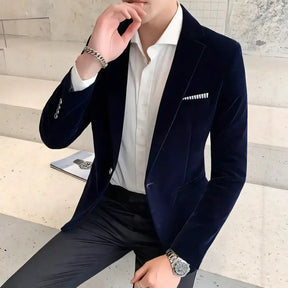 Blazer Masculino Romenzi Elegante RZ055 com tecnologia térmica e design elegante. Ideal para eventos especiais, sociais e casuais.