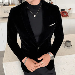 Blazer Masculino Romenzi Elegante RZ055 com tecnologia térmica e design elegante. Ideal para eventos especiais, sociais e casuais.