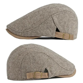 Boina Masculina Italy Fall Romenzi RZ264, confeccionada em lã premium, com design clássico italiano e conforto ergonômico.