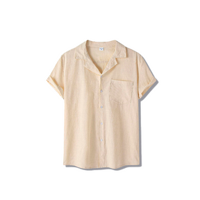 Camisa de Linho Romenzi Portofino RZ569 feita em linho premium, com caimento impecável e design elegante que combina frescor, conforto e estilo casual.